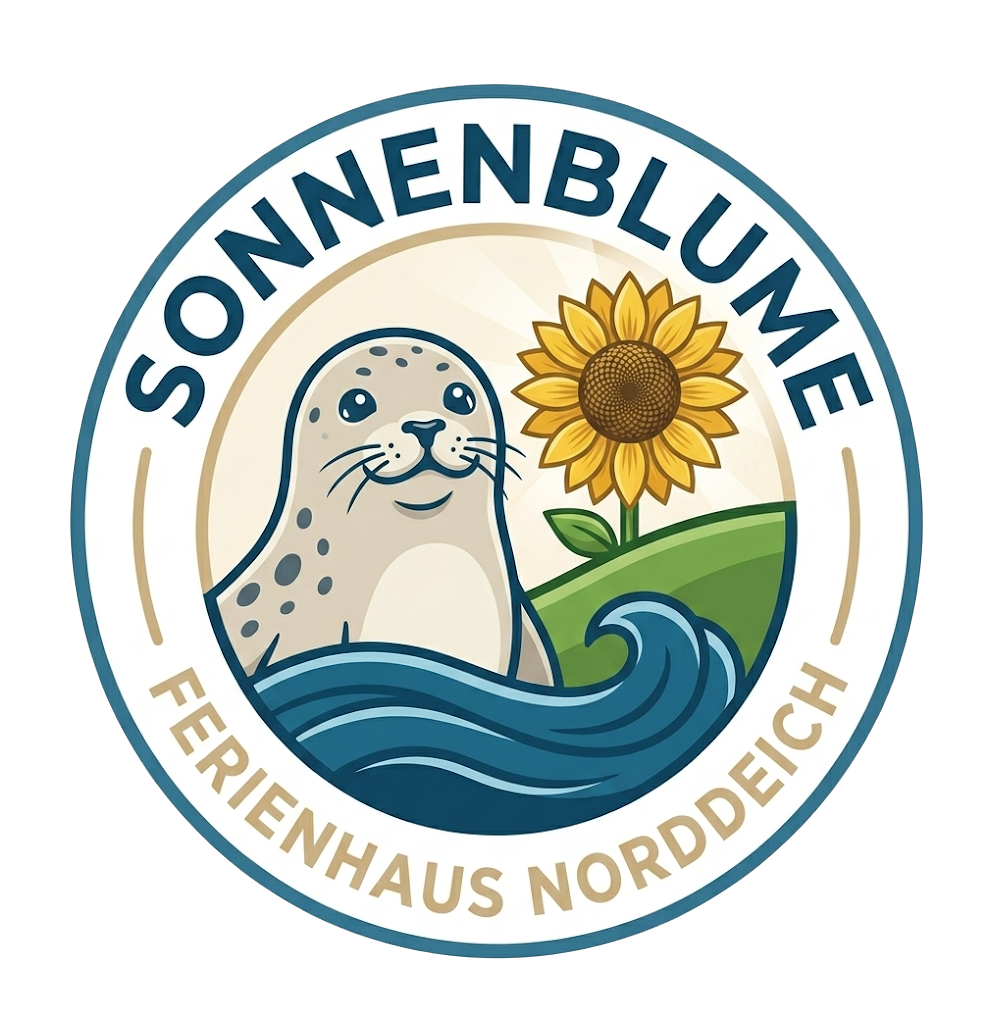 Sonnenblume - Ferienhaus in Norddeich, direkt am Deich